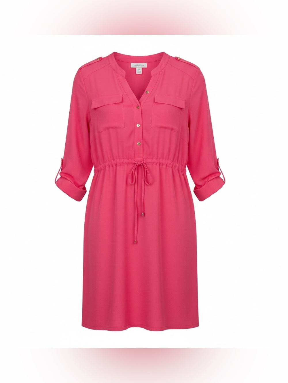 Motherhood Maternity Bright Pink Button-Up Top